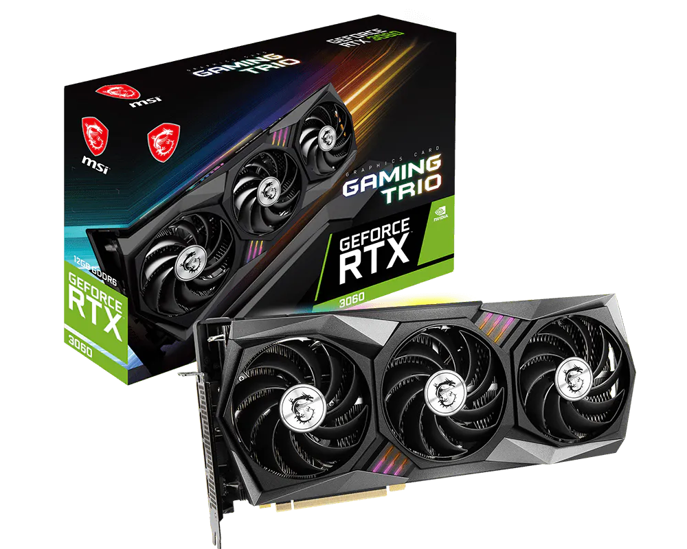 MSI GeForce RTX 3060 GAMING TRIO 12G
